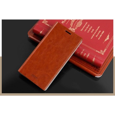 Nokia Lumia 930 „Mofi“ Rui sērijas brūns ādas atvērams futrālis / Vacins.lv