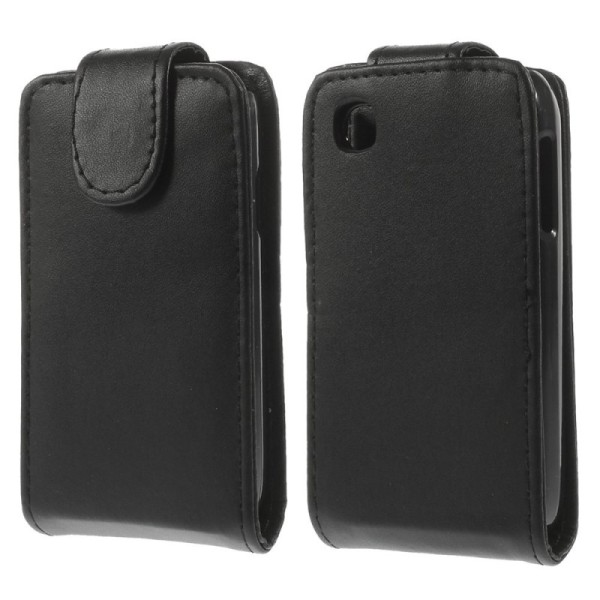 Klasikinis atverčiamas dėklas - juodas (L40)