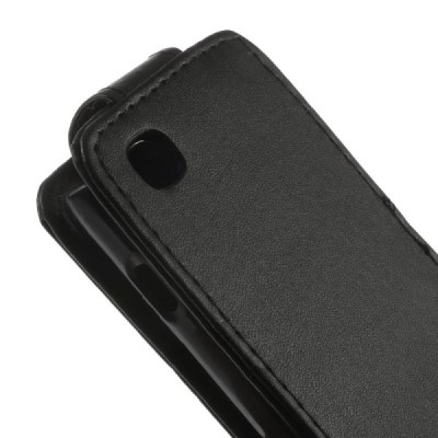 LG L40 D160 klasikinis vertikaliai atverčiamas juodas odinis dėklas / Priedai.lt