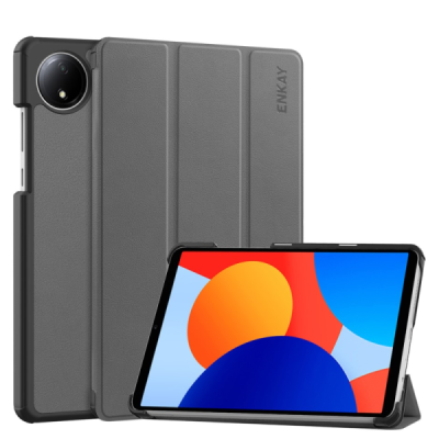 Xiaomi Redmi Pad SE 8,7 atvēramais pelēks maciņš | Vacins.lv