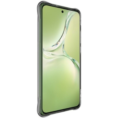 OnePlus Nord CE4 Lite 5G "Imak" pastiprinātas aizsardzības cieta silikona (TPU) caurspīdīgs pelēks vāciņš | Vacins.lv