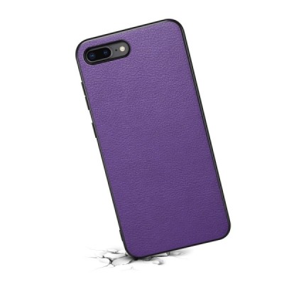 „Deluxe Leather“ Apple iPhone 7 Plus violetinis odinis dėklas | Priedai.lt