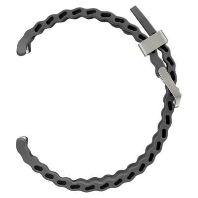 Samsung Galaxy Watch Ultra Marine viedā pulksteņa cietā silikona (TPU) siksniņa - pelēks | Vacins.lv