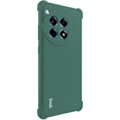 OnePlus 12R 5G (Ace 3) "Imak" pastiprinātas aizsardzības cieta silikona (TPU) zaļš vāciņš | Vacins.lv
