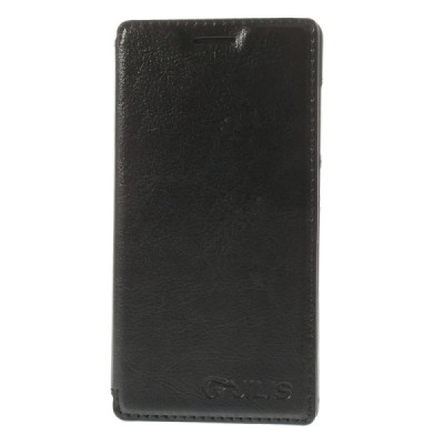 „Jilis“ atvērams ādas melns Huawei Ascend G6 futrālis / Vacins.lv