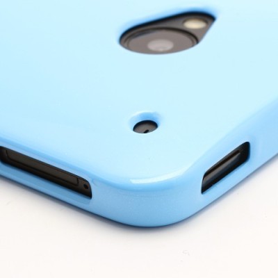 „Mercury“ HTC One M7 šviesiai mėlynas dėklas (Dėkliukas) / Priedai.lt