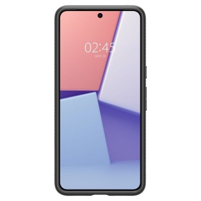 Google Pixel 8 Pro "Spigen" Liquid Air melns cieta silikona apvalks | vacins.lv