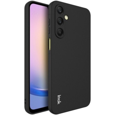 Samsung Galaxy A16 "Imak" cieta silikona (TPU) melns apvalks | vacins.lv