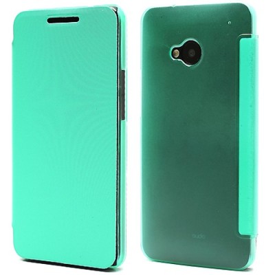 Atvēramais HTC One M7 zaļš maciņš / Vacins.lv