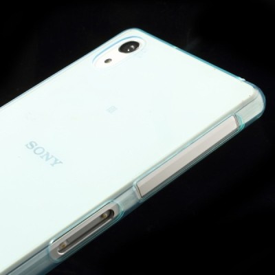 Sony Xperia Z2 dzidrs (caurspīdīgs) cieta silikona TPU pasaulē planākais zaļš futrālis / Vacins.lv