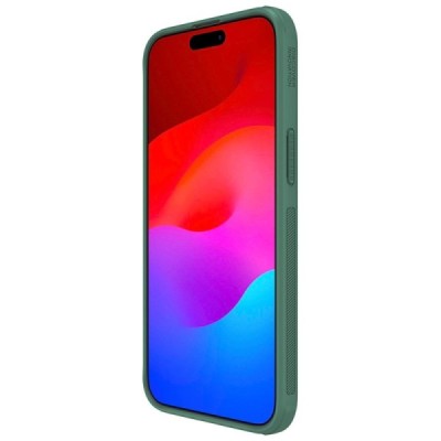 Apple iPhone 15 Pro „Nillkin“ Frosted Shield Pro zaļš vāciņš, apvalks | Vacins.lv