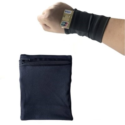 Dėklas sportui (raištis ant rankos) - juodas, universalus (L+ dydis) | Priedai.lt