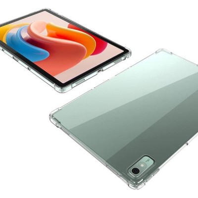 Lenovo Tab P11 11.5" Gen 2 sustiprintos apsaugos kieto silikono TPU skaidrus dėklas - nugarėlė | Priedai.lt