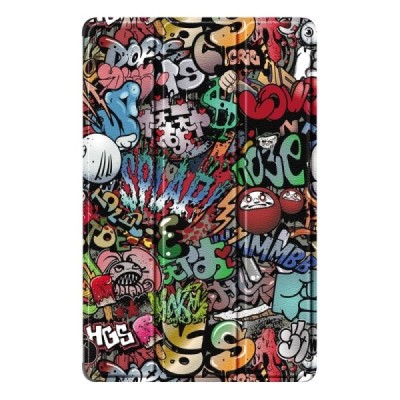 Lenovo Tab P11 11.5" Gen 2 atvēramais „Street Art“ krāsains maciņš | Vacins.lv