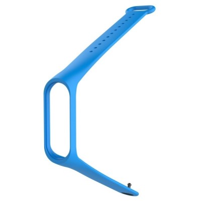 Viedā pulksteņa Xiaomi Mi Band 4 cietā silikona (TPU) siksniņa - zils | Vacins.lv