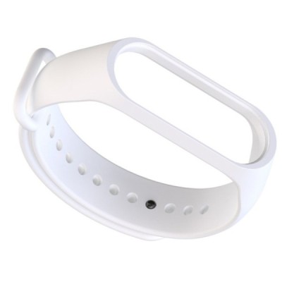 Išmaniojo laikrodžio Xiaomi Mi Band 4 kieto silikono (TPU) balta apyrankė | Priedai.lt