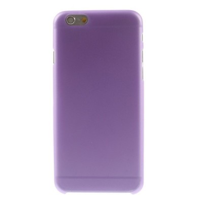 Ploniausias pasaulyje plastikinis skaidrus Apple iPhone 6 (6s) violetinis dėklas - nugarėlė / Priedai.lt