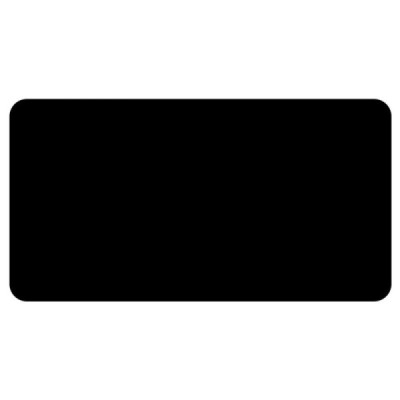 Ādas plāksnīte - uzlīme (uz magnētiskais auto turētājs) - melns 85 mm | Vacins.lv