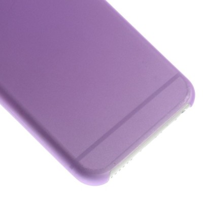 Ploniausias pasaulyje plastikinis skaidrus Apple iPhone 6 (6s) violetinis dėklas - nugarėlė / Priedai.lt