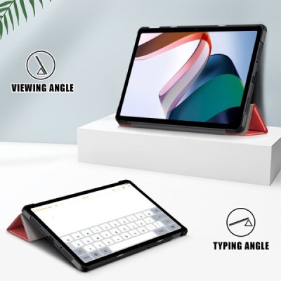 Xiaomi Redmi Pad SE 11" atvēramais sarkans maciņš | Vacins.lv