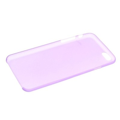 Ploniausias pasaulyje plastikinis skaidrus Apple iPhone 6 (6s) violetinis dėklas - nugarėlė / Priedai.lt