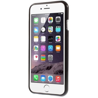 Apple iPhone 6 (6s) juodas Mercury kieto silikono (TPU) dėklas / Priedai.lt
