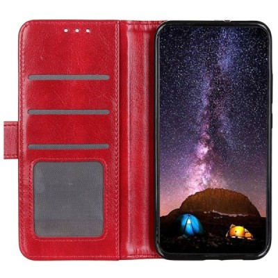 Sony Xperia 5 V sērijas sarkans atvērams maciņš, maks | Vacins.lv