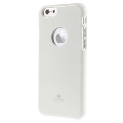Apple iPhone 6 (6s) baltas Mercury kieto silikono (TPU) dėklas / Priedai.lt