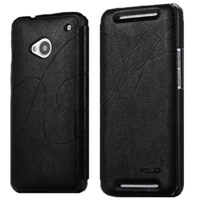 „Kalaideng“ Oscar atverčiamas HTC One M7 juodas dėklas (Dėkliukas) / Priedai.lt