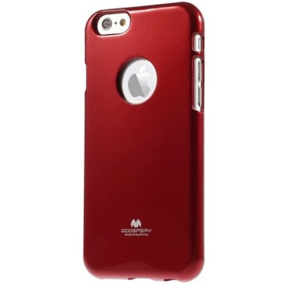 Apple iPhone 6 (6s) Mercury sarkans cieta silikona (TPU) futrālis / Vacins.lv