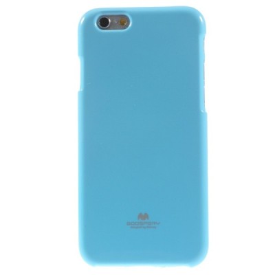 Apple iPhone 6 (6s) šviesiai mėlynas (žydras) Mercury kieto silikono (TPU) dėklas / Priedai.lt