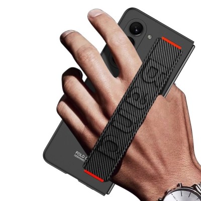 Samsung Galaxy Fold5 5G (SM-F946B) GKK Carbon Glass melns plastika apvalks | vacins.lv