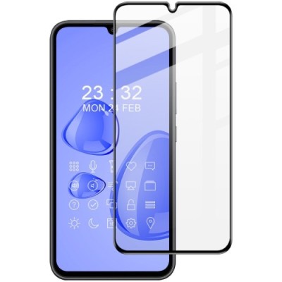 Samsung Galaxy A24 (SM-A245F) „Guardian“ Tempered Glass melns ekrāna aizsargstikls | Vacins.lv
