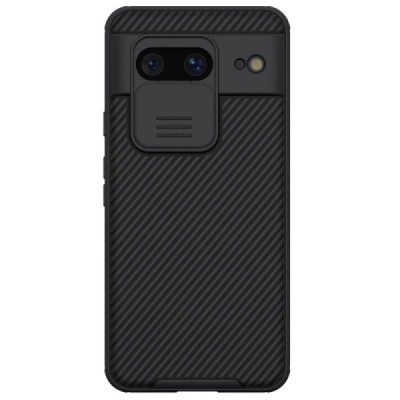 Google Pixel 8 „Nillkin“ CamShield melns apvalks | vacins.lv