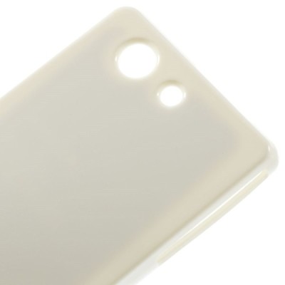 Sony Xperia Z3 Compact Mercury balts cieta silikona (TPU) futrālis / Vacins.lv