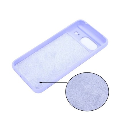 Google Pixel 8 Shell cieta silikona (TPU) apvalks - violets | vacins.lv