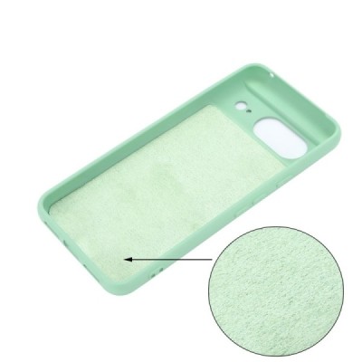 Google Pixel 8 Shell cieta silikona (TPU) apvalks - zaļš | Vacins.lv