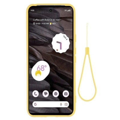 Google Pixel 8 Shell cieta silikona (TPU) apvalks - dzeltens | vacins.lv