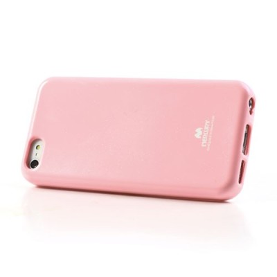 „Mercury“ Color kieto silikono (TPU) rožinis Apple iPhone 5C dėklas (dėkliukas) / Priedai.lt