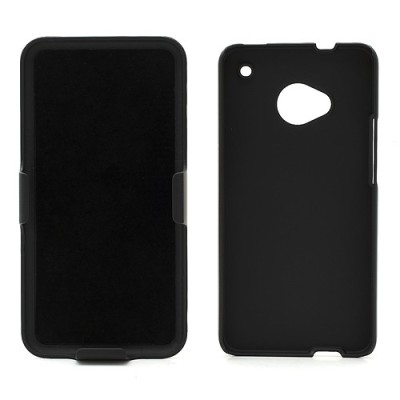 „Trīs vienā“ HTC One M7 melns apvalks / Vacins.lv