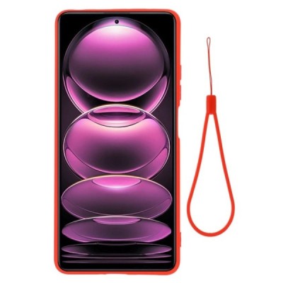 Xiaomi Redmi Note 12 Pro+ 5G „Shell“ cieta silikona (TPU) sarkans apvalks | vacins.lv