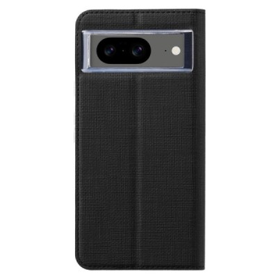 Google Pixel 8 „Vili“ atvērams melns ādas maciņš | Vacins.lv