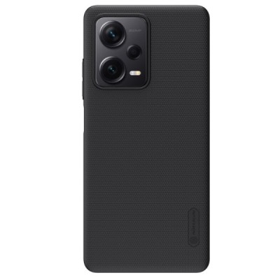 Nillkin Frosted Shield Xiaomi Redmi Note 12 Pro+ 5G melns plastmasas futrālis | Vacins.lv