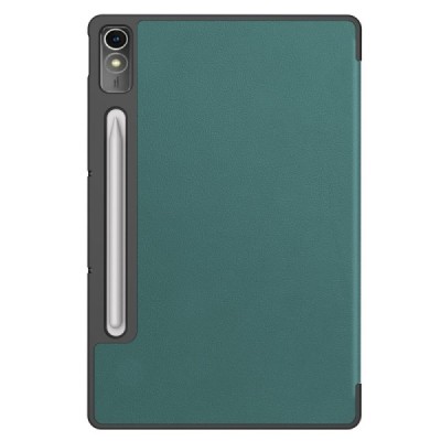 Lenovo Tab P12 12.7" atvēramais zaļš maciņš | Vacins.lv