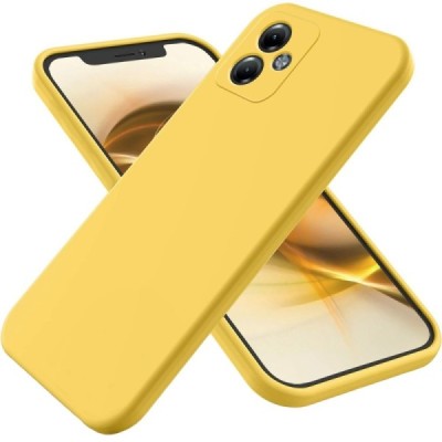 Motorola Moto G14 Shell cieta silikona (TPU) apvalks - dzeltens | vacins.lv