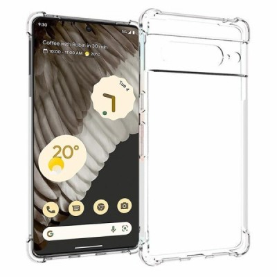 Pastiprinātas aizsardzības dzidrs Google Pixel 7 Pro apvalks | Vacins.lv