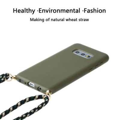 Samsung Galaxy S10e (G970) Strap cieta silikona (TPU) zaļš apvalks | Vacins.lv