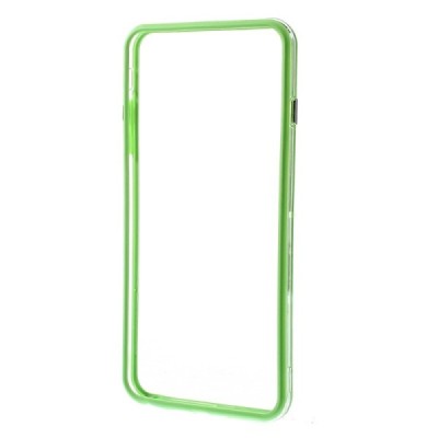 Apple iPhone 6 Plus (6s Plus) dzidrs, caurspīdīgs rāmis (sānu apmale, bamperis) - zaļš / Vacins.lv