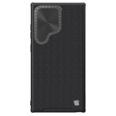 Samsung Galaxy S24 Ultra (SM-S928) „Nillkin“ CamShield Textured Prop melns apvalks | vacins.lv