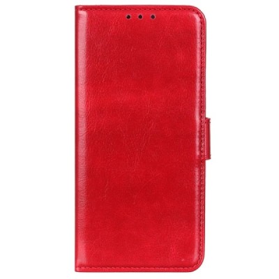 Xiaomi Redmi 13C (Poco C65) atvēramais ādas sarkans maciņš, grāmata (maks) | Vacins.lv